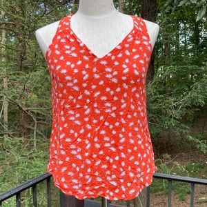 Old Navy light orange white dandelions sz. S